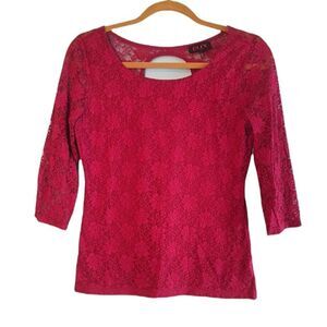 Red Lace Shirt